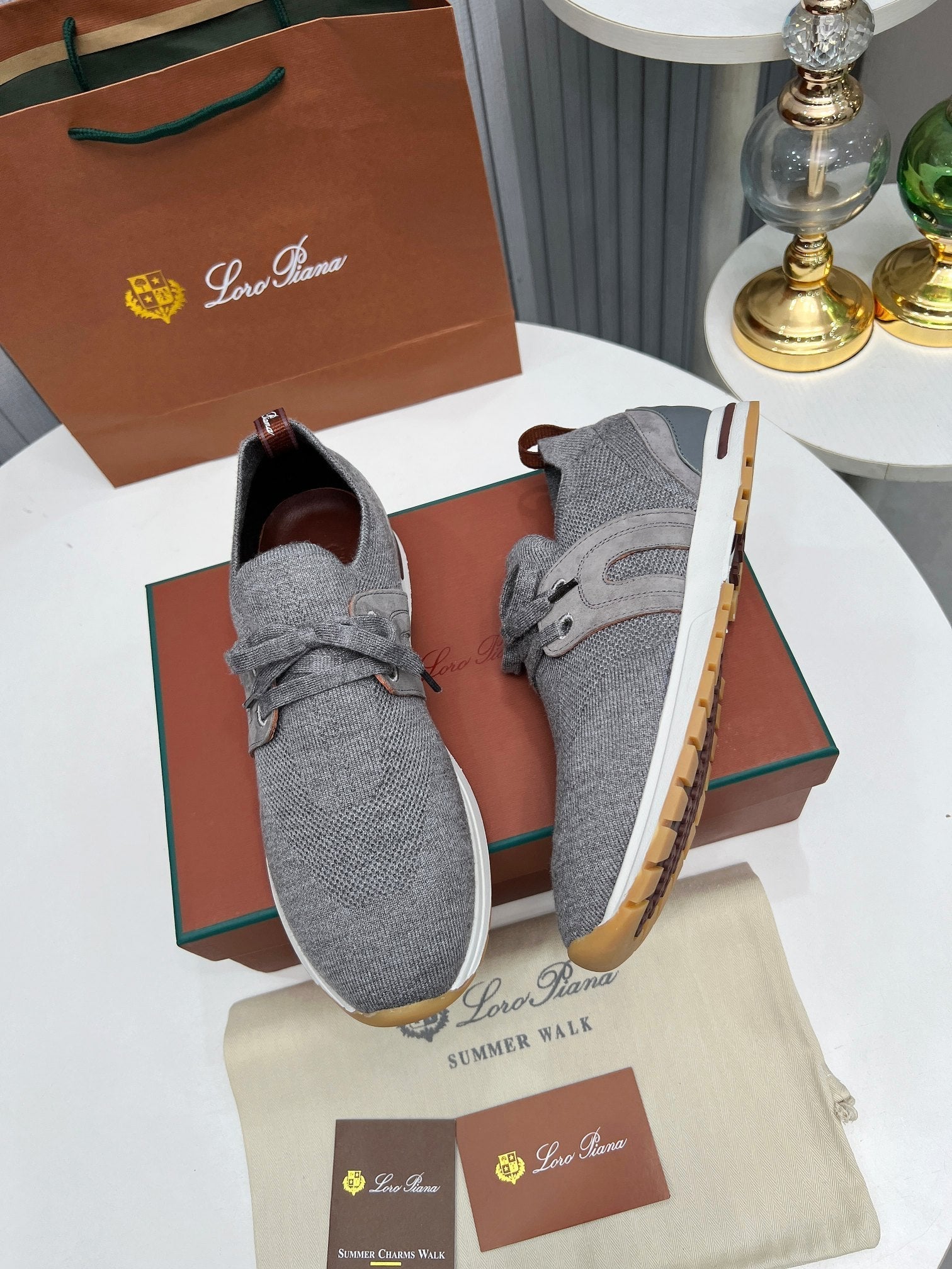 LP 360 FLEXY WALK SNEAKER GRAY FABRICS