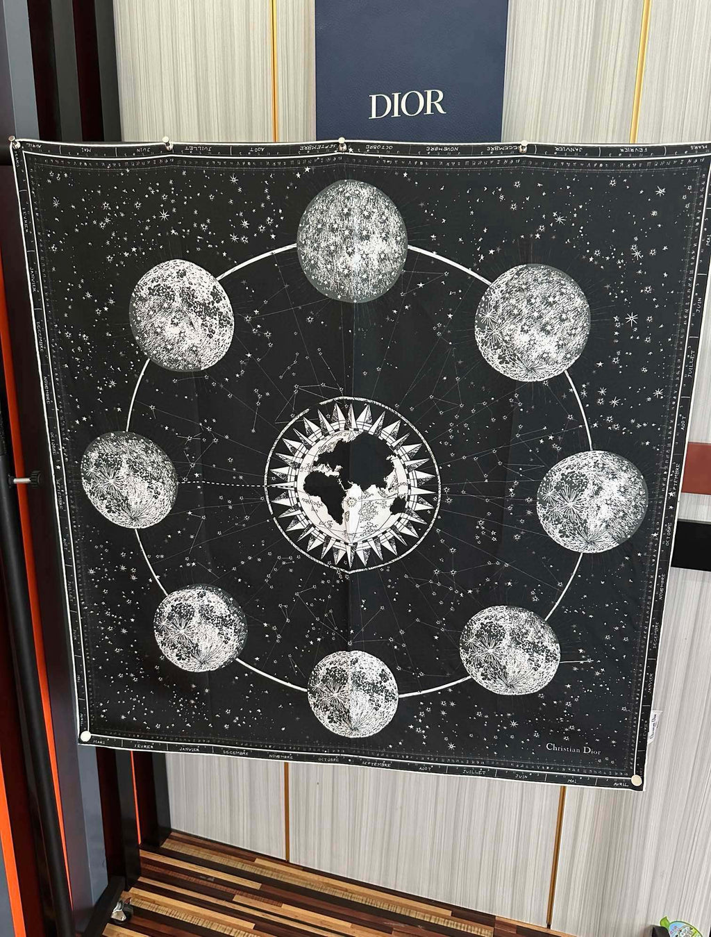 DIOR SCARF 90 CM IN SILK 651242