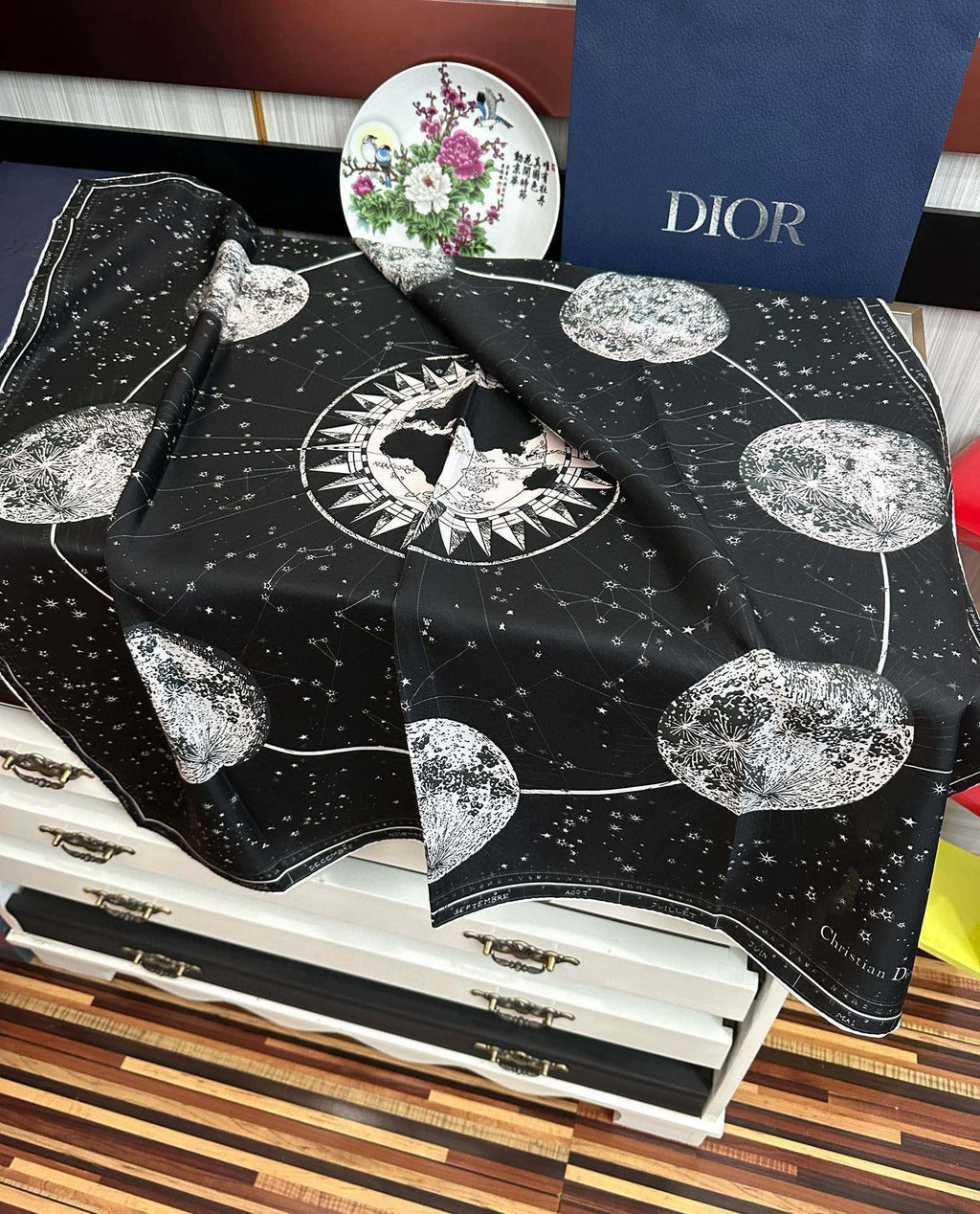 DIOR SCARF 90 CM IN SILK 651242