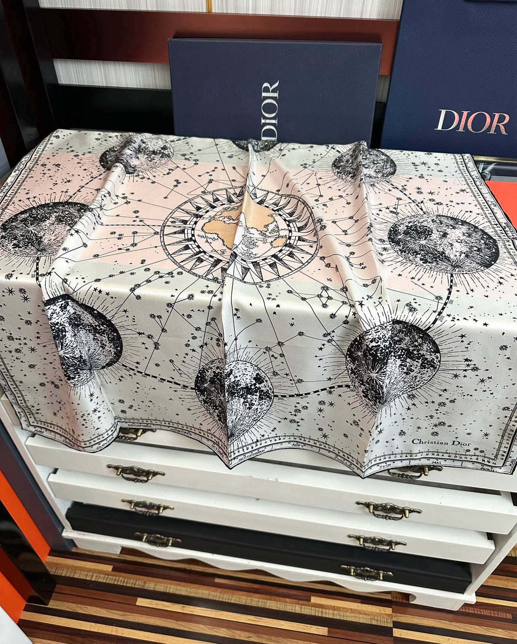 DIOR SCARF 90 CM IN SILK 651243