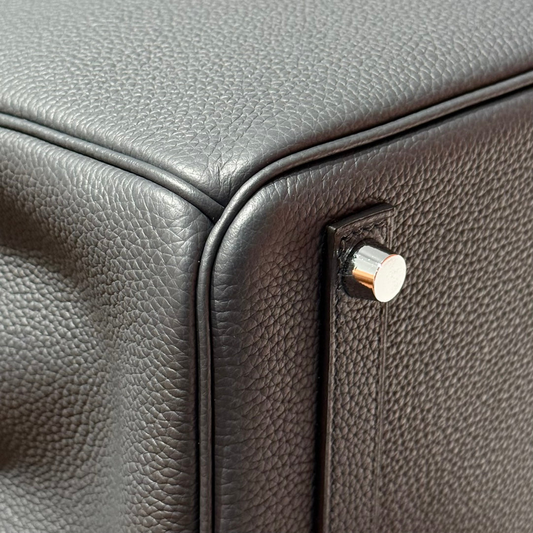 HM BIRKIN 30CM Graphite Gray TOGO SILVER HARDWARE