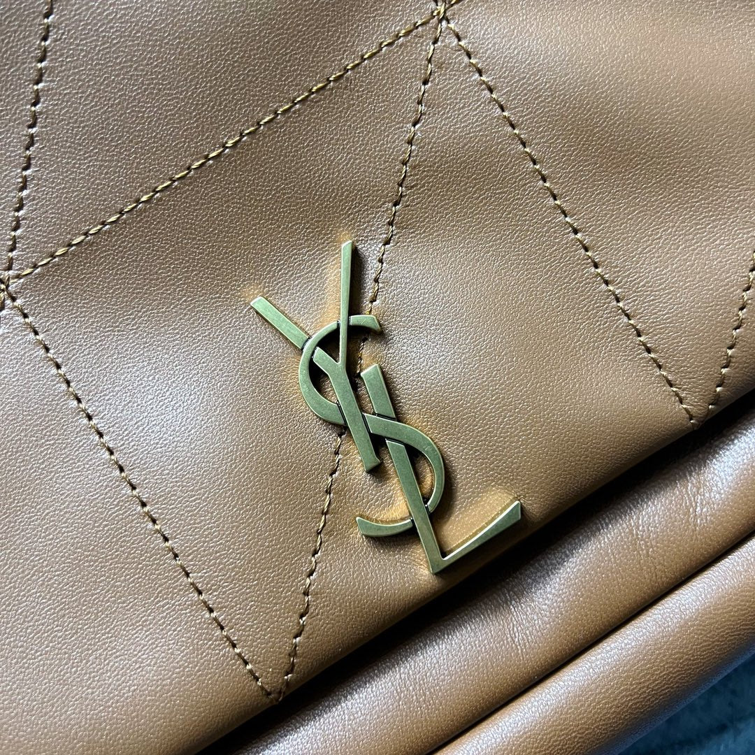 JAMIE 4.3 SMALL BAG 25 IN TAWNY BROWN LAMBSKIN GOLD HARDWARE