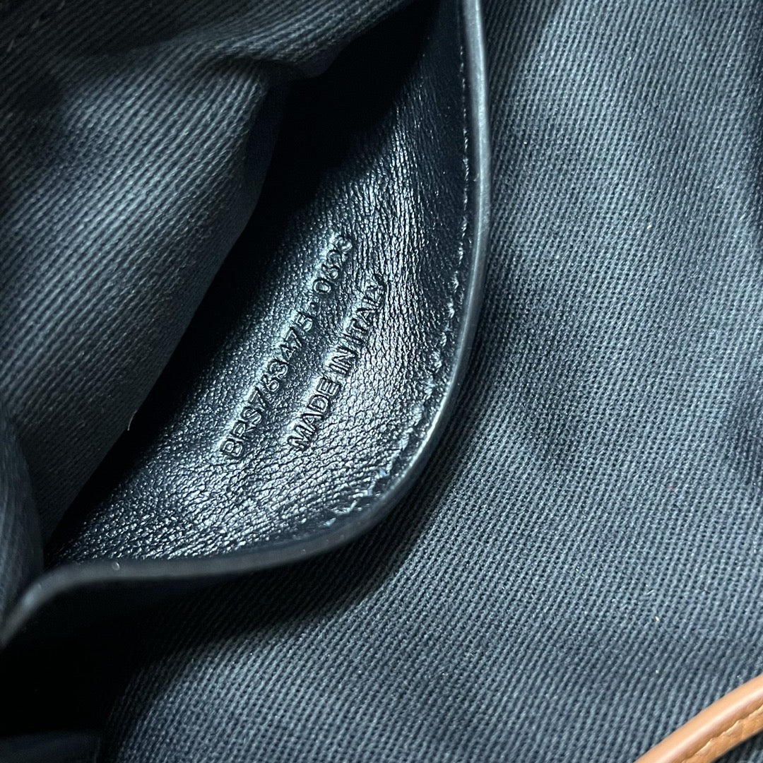 JAMIE 4.3 SMALL BAG 25 IN TAWNY BROWN LAMBSKIN GOLD HARDWARE