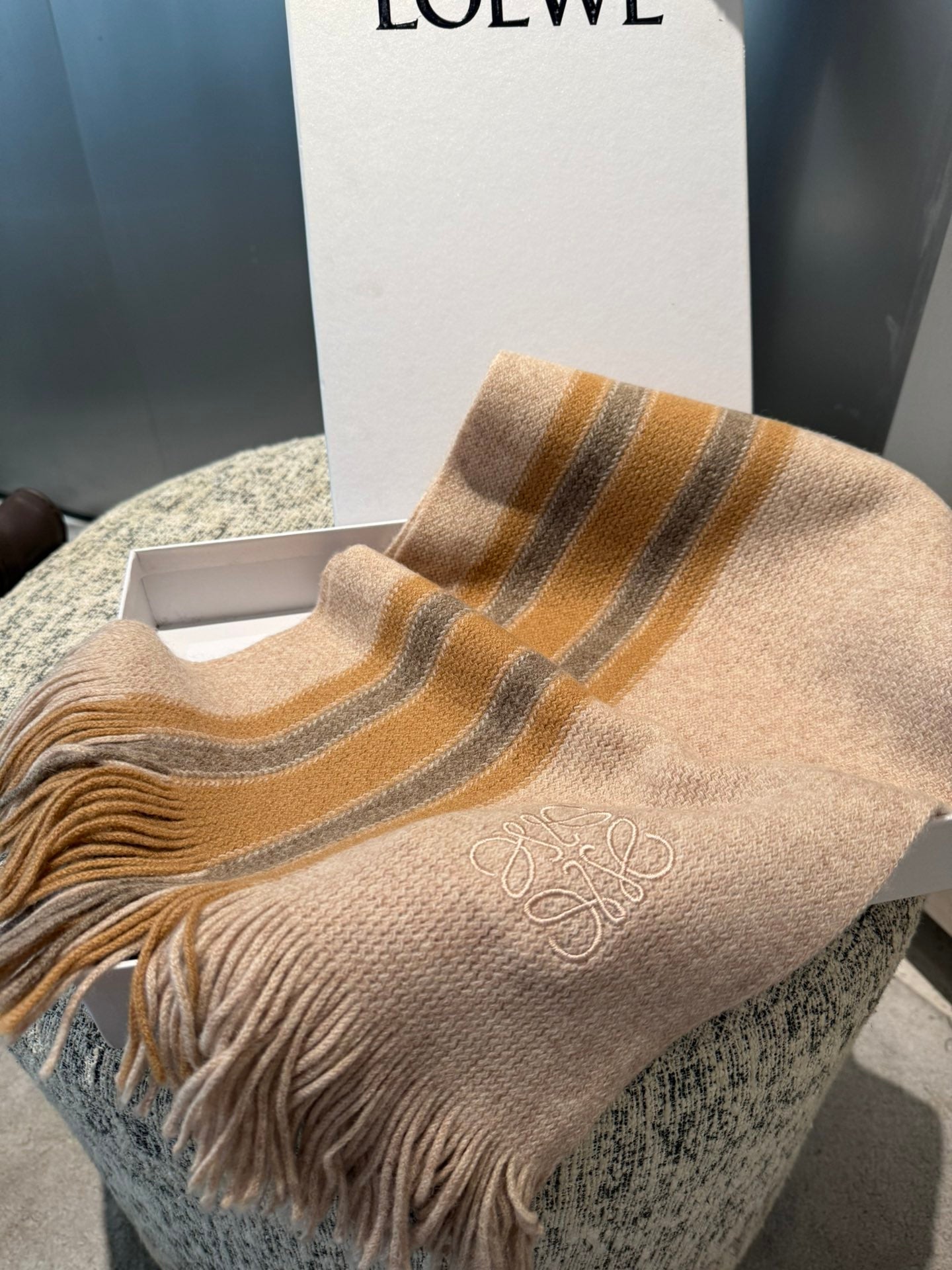 LOEWE 25S SCARF 180 IN CASHMERE 576713