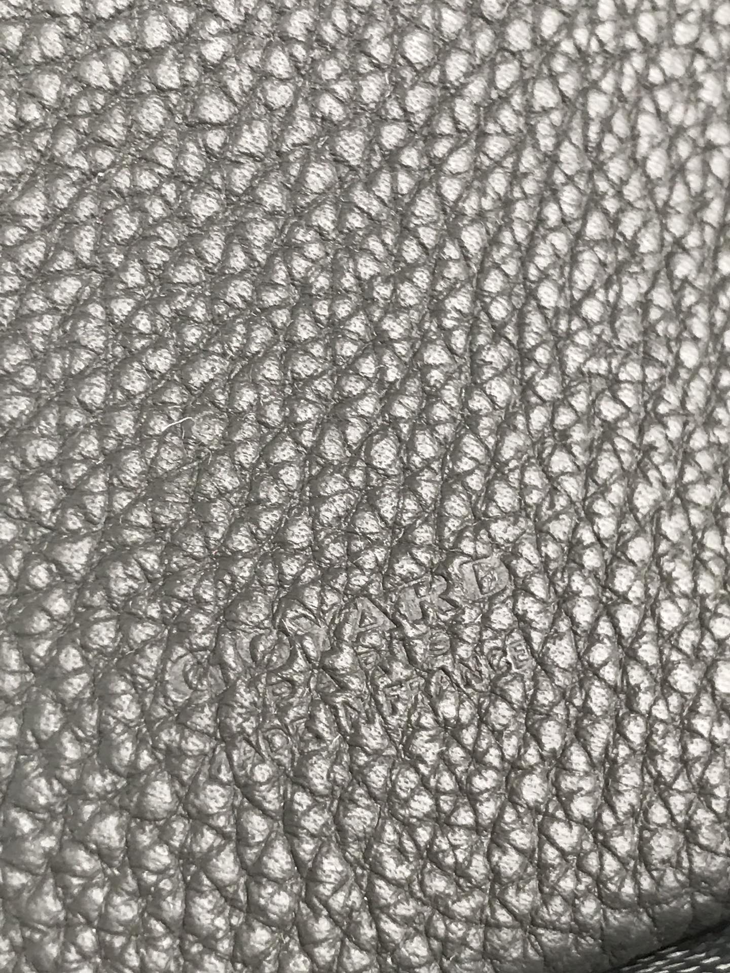 GRAND BLEU 16 IN GRAY GOYARDINE CANVAS AND LAMBSKIN