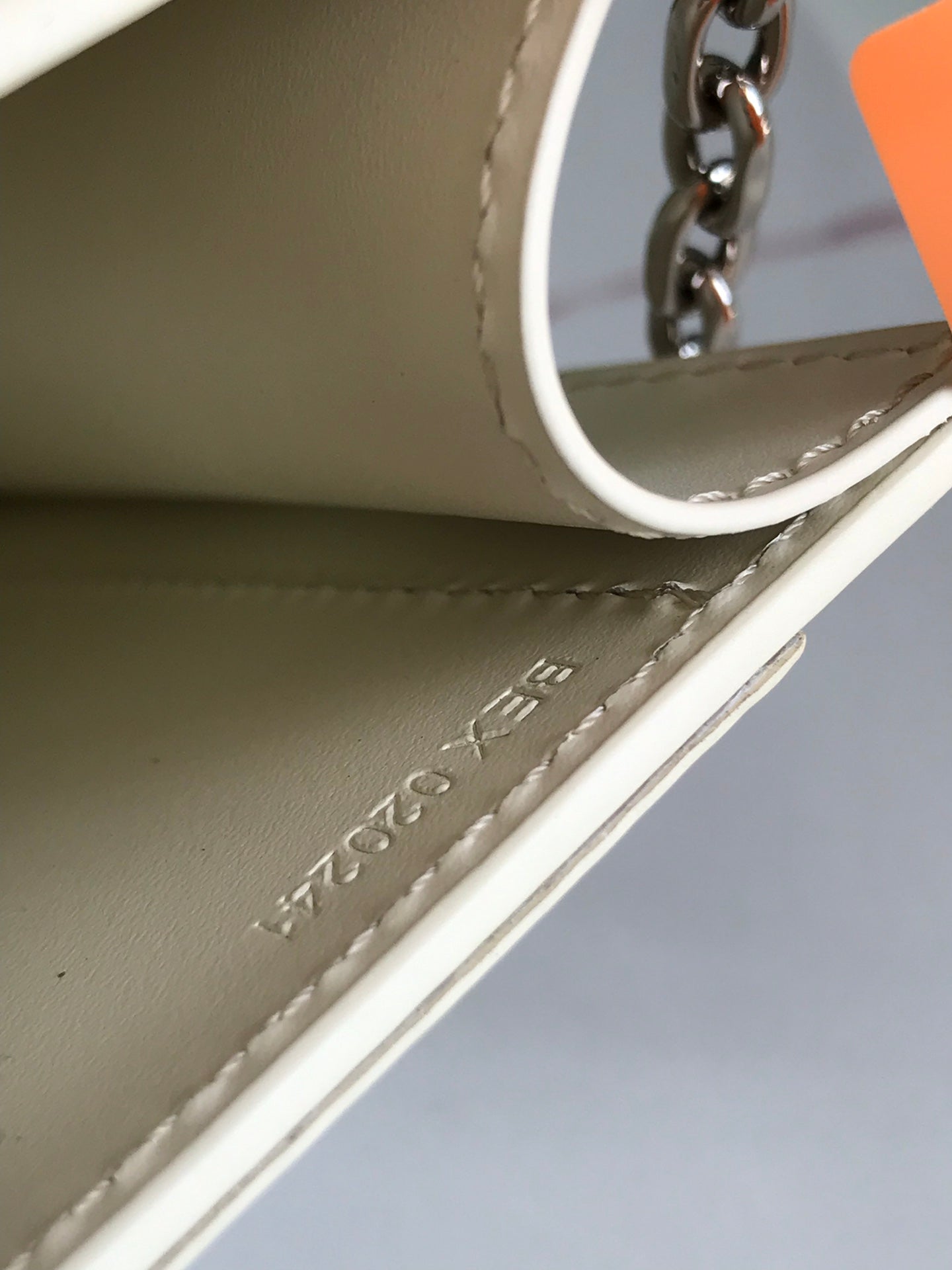 DUCHESSE MARIE-CAROLINE BAG 25 IN WHITE GOYARDINE CANVAS AND SMOOTH CALFSKIN