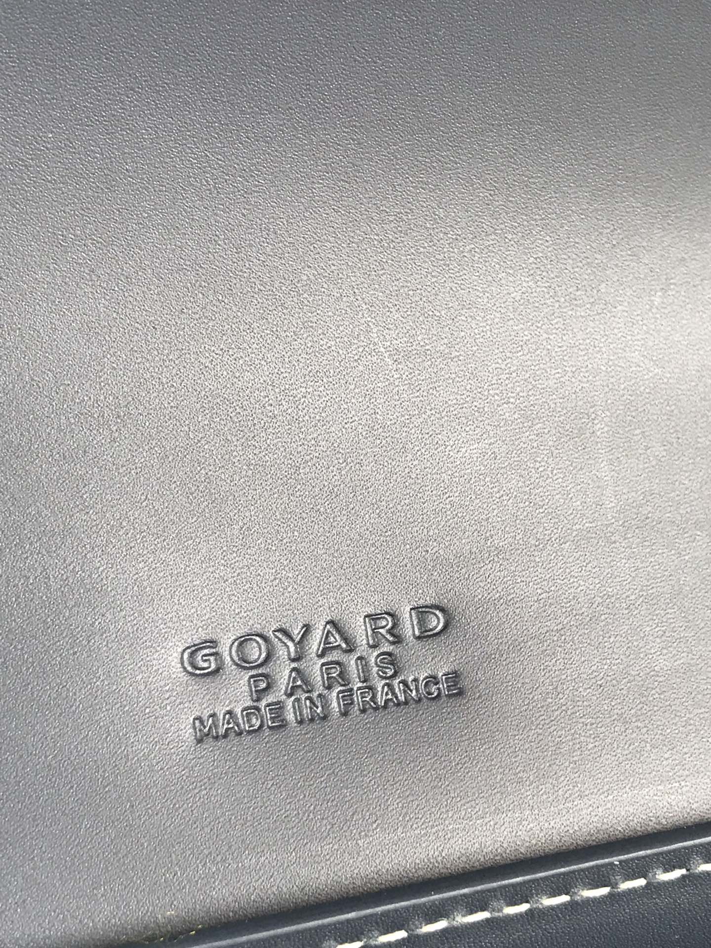 DUCHESSE MARIE-CAROLINE BAG 25 IN NAVY BLUE GOYARDINE CANVAS AND SMOOTH CALFSKIN