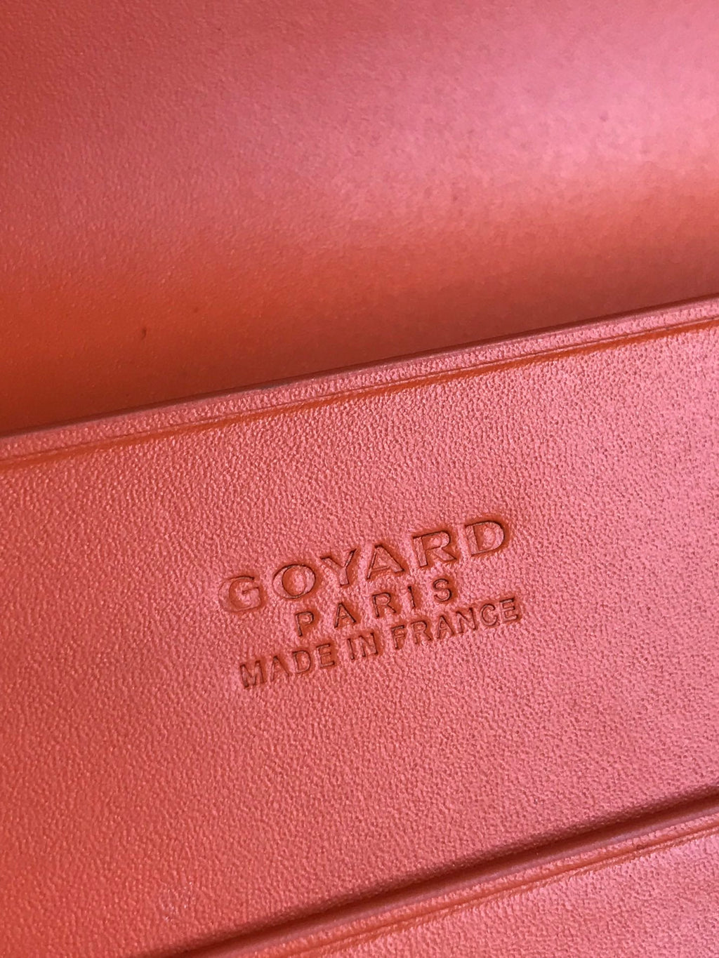 RICHELIEU WALLET 19 IN ORANGE GOYARDINE CANVAS