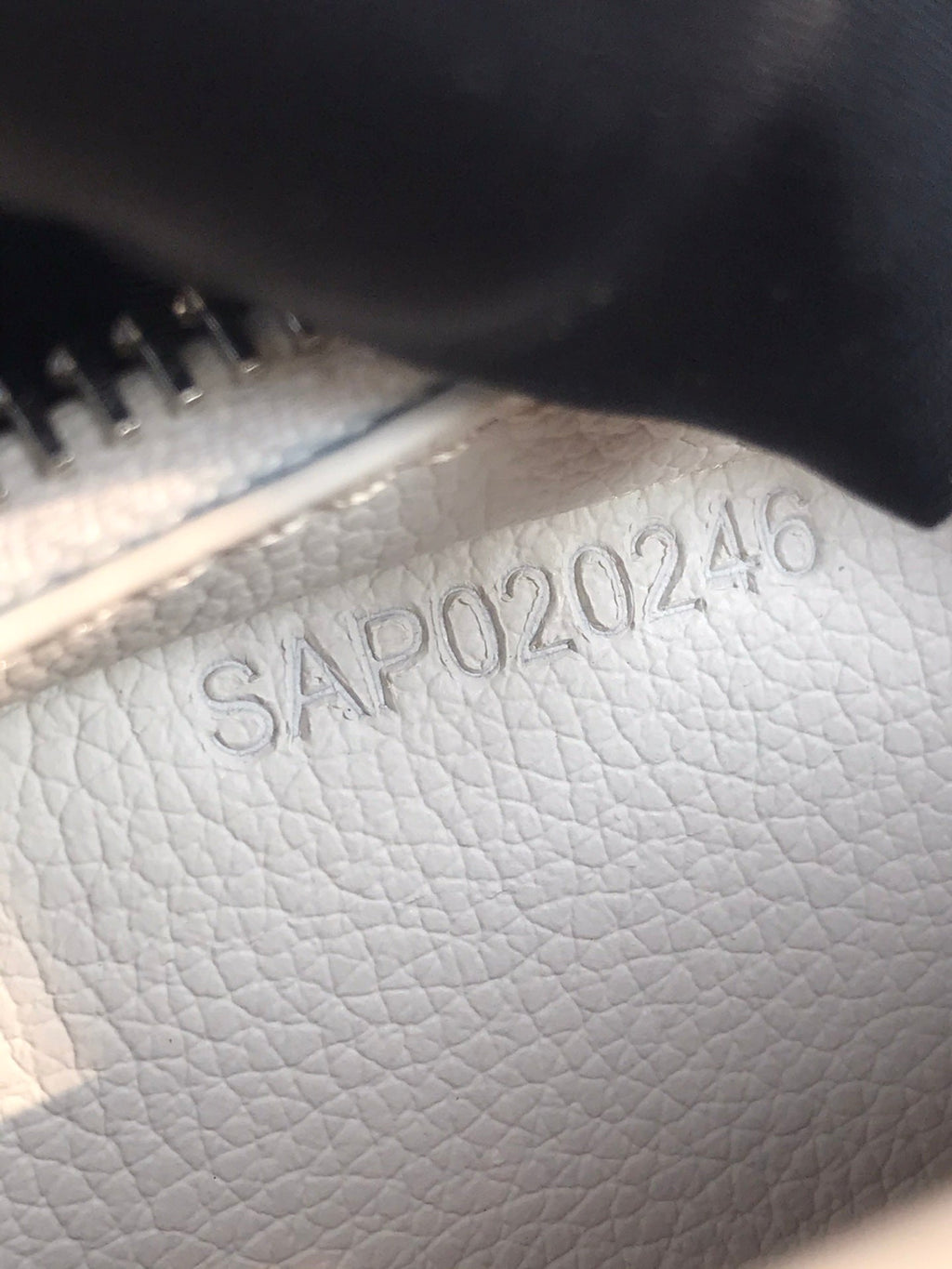 HIRONDELLE BAG 25 IN WHITE LAMBSKIN AND GOYARDINE CANVAS