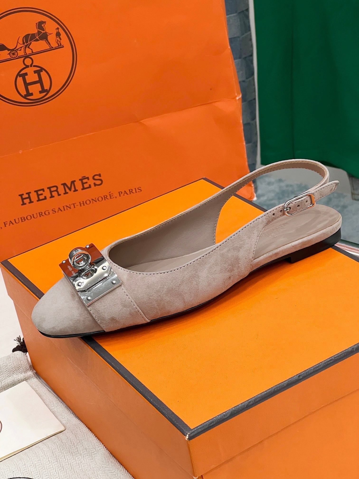 INNOCENTE SLINGBACK PINK NUDE SUEDE