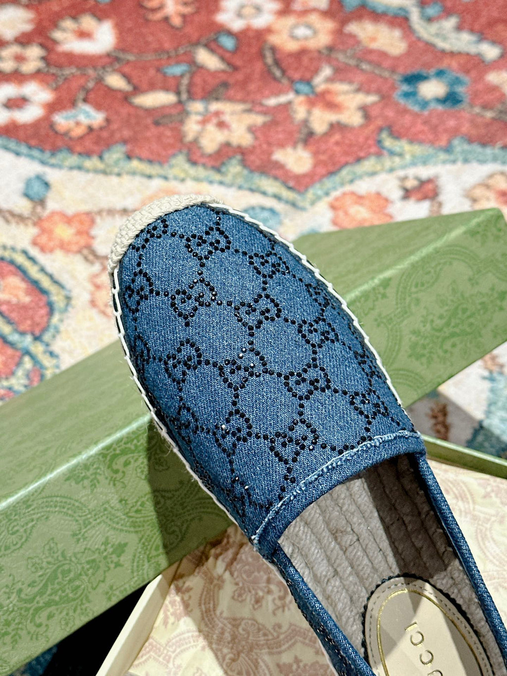 GG ESPADRILLE LOAFER AEGEAN CANVAS