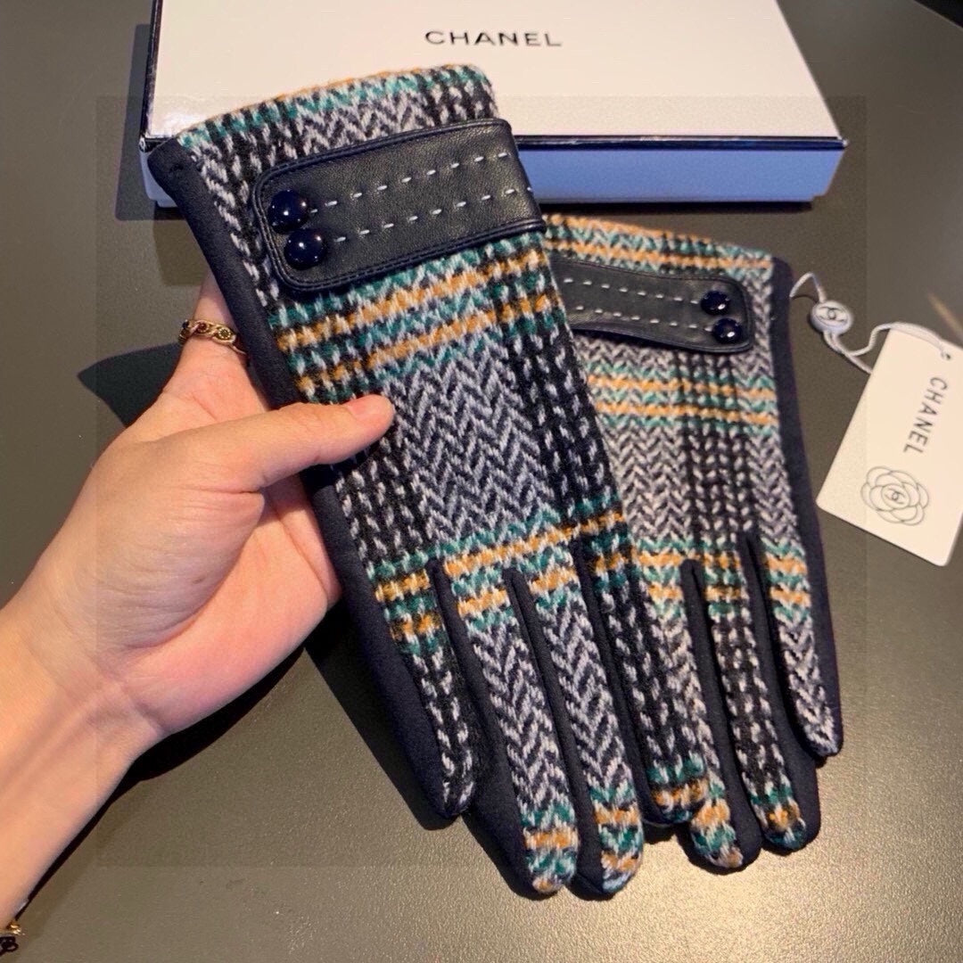 GLOVES IN COLORFUL WOOL 429243