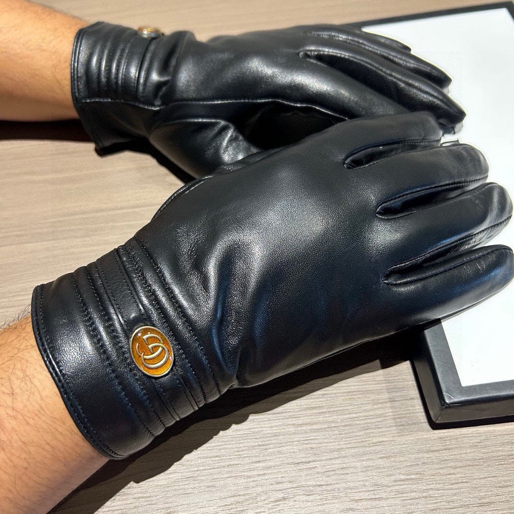 TOUCHSCREEN GLOVES IN BLACK LAMBSKIN 435967