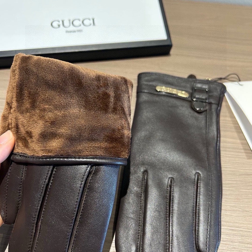 TOUCHSCREEN GLOVES IN BLACK LAMBSKIN 440503