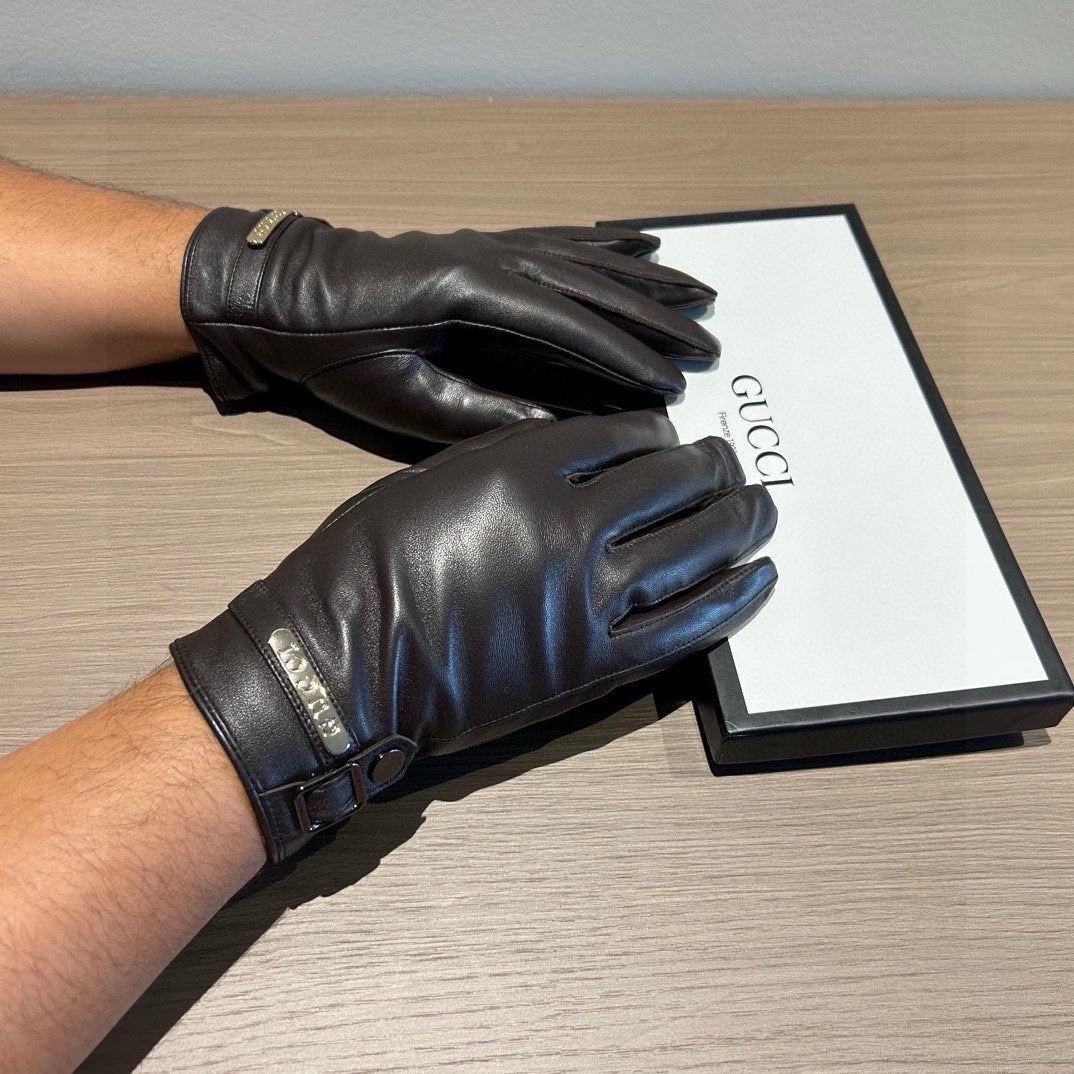 TOUCHSCREEN GLOVES IN BLACK LAMBSKIN 440503