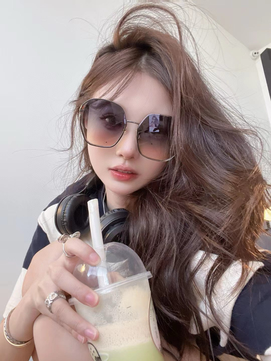 RUNWAY SQUARE SUNGLASSES M1321 IN ACETATE