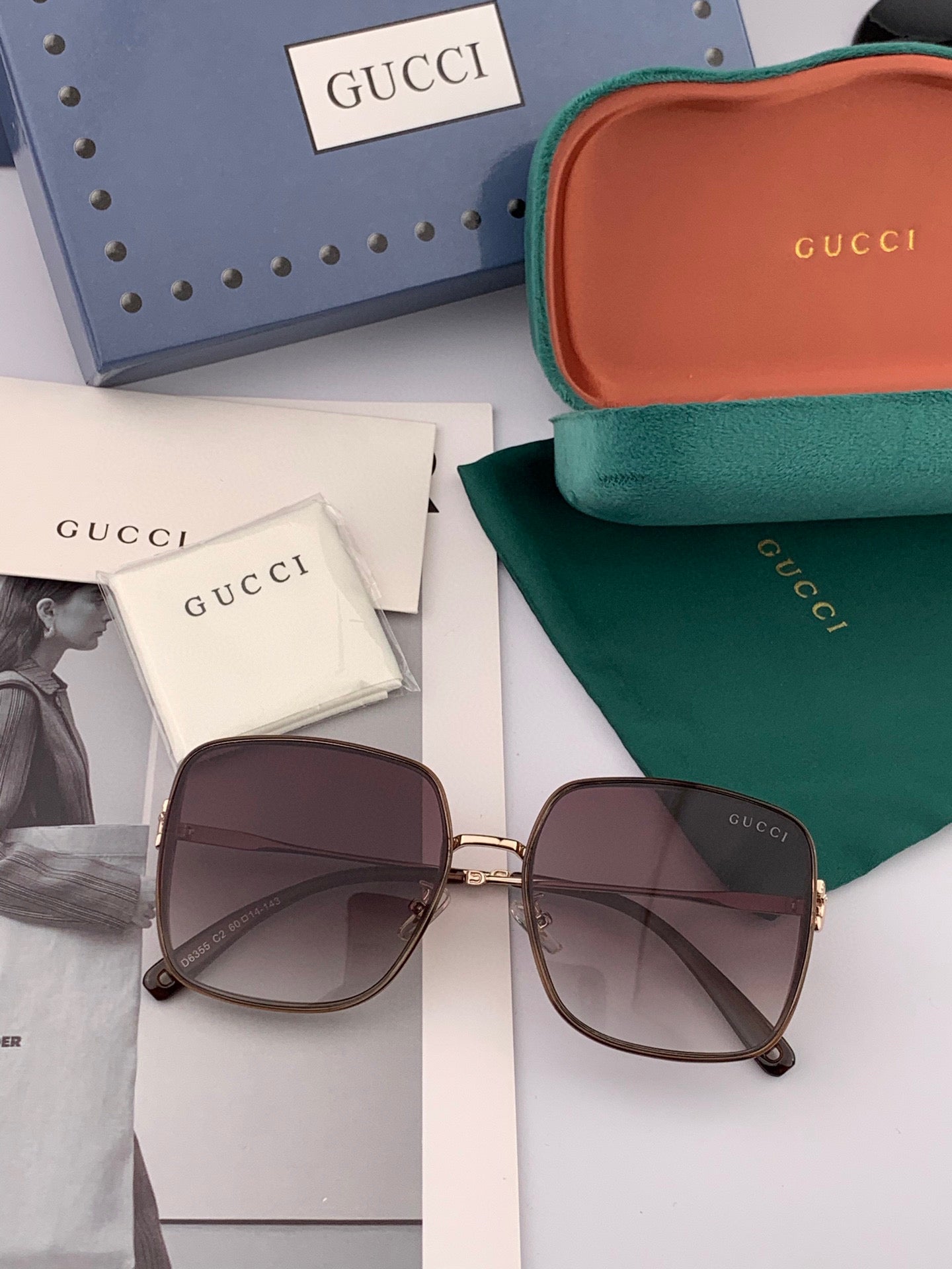 SQUARE FRAME SUNGLASSES G4634 IN METAL