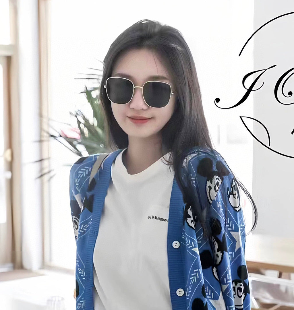 SQUARE FRAME SUNGLASSES G2322 IN METAL