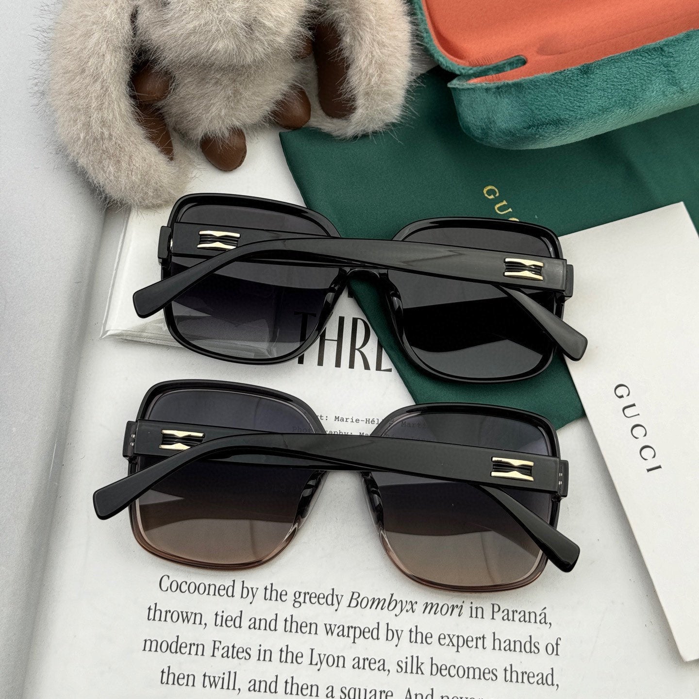 SQUARE FRAME SUNGLASSES G9751 IN ACETATE