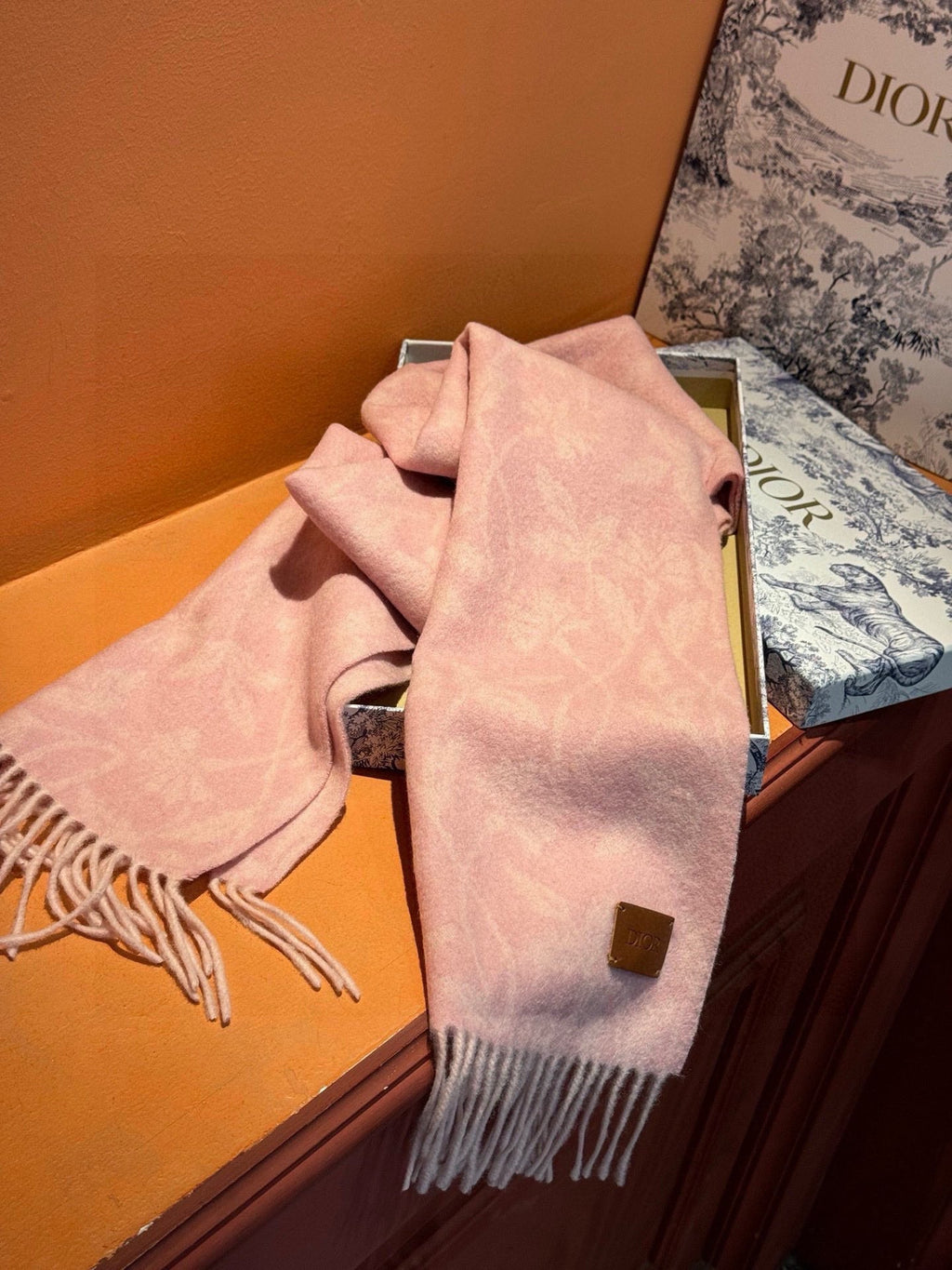 DIOR SCARF CASHMERE 663763