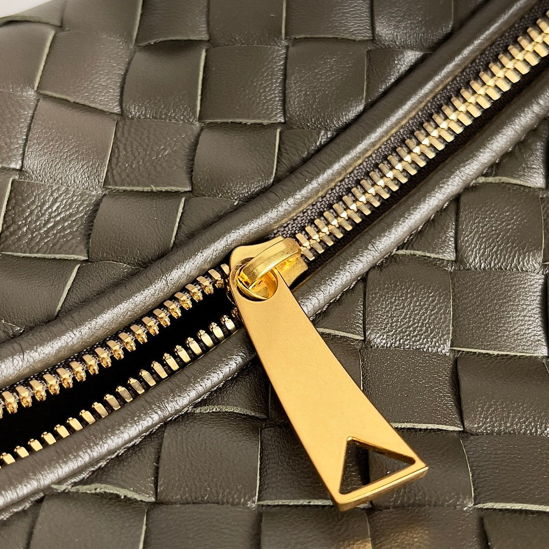 SMALL JODIE 36 IN KAKI LAMBSKIN