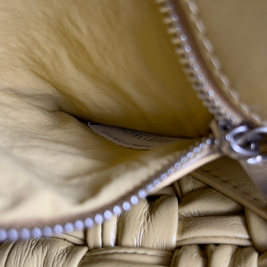 BV Small Rumple Messenger 21 Yellow Lambskin Shw