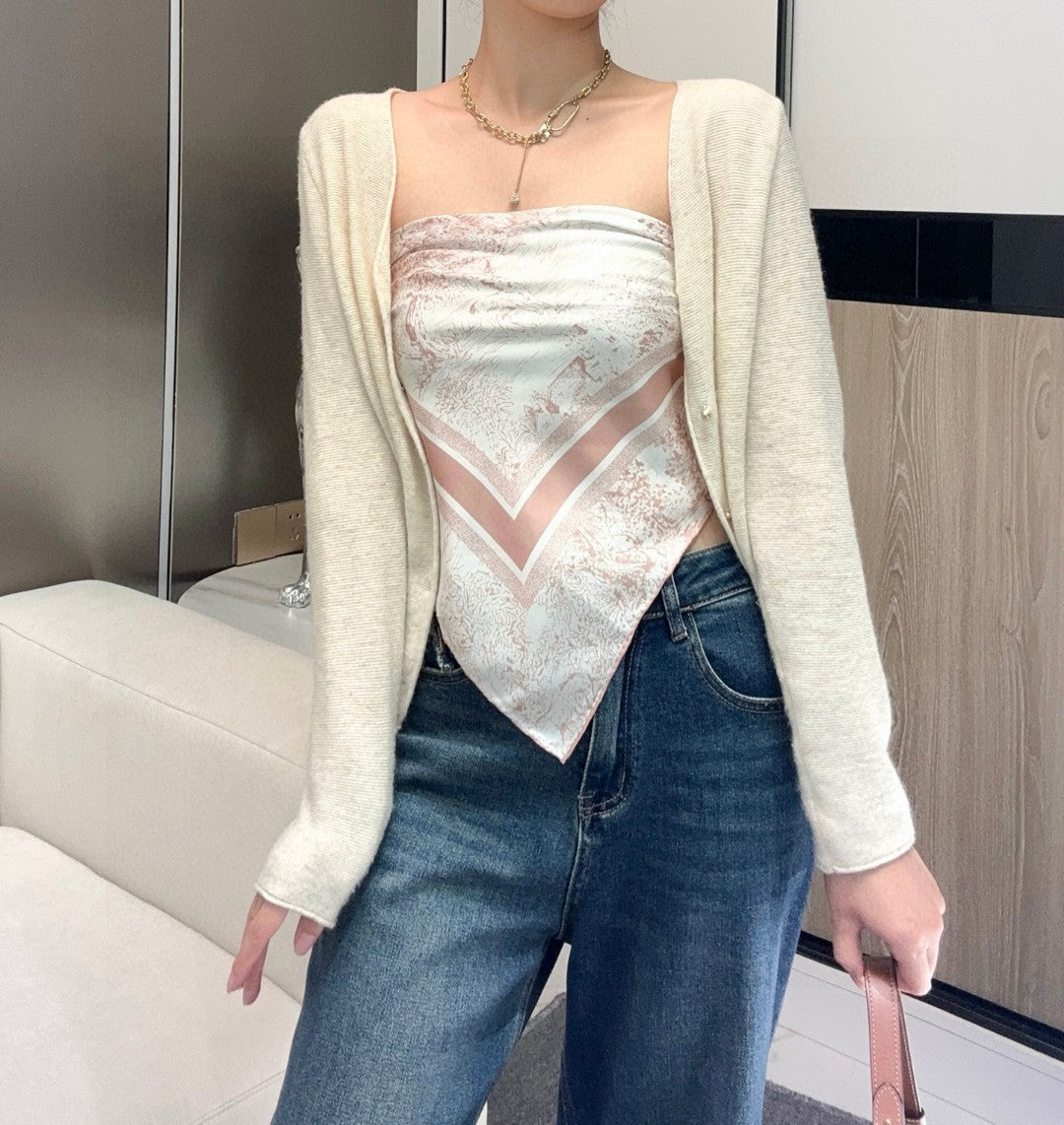 DIOR SCARF 90 CM IN SILK 655942