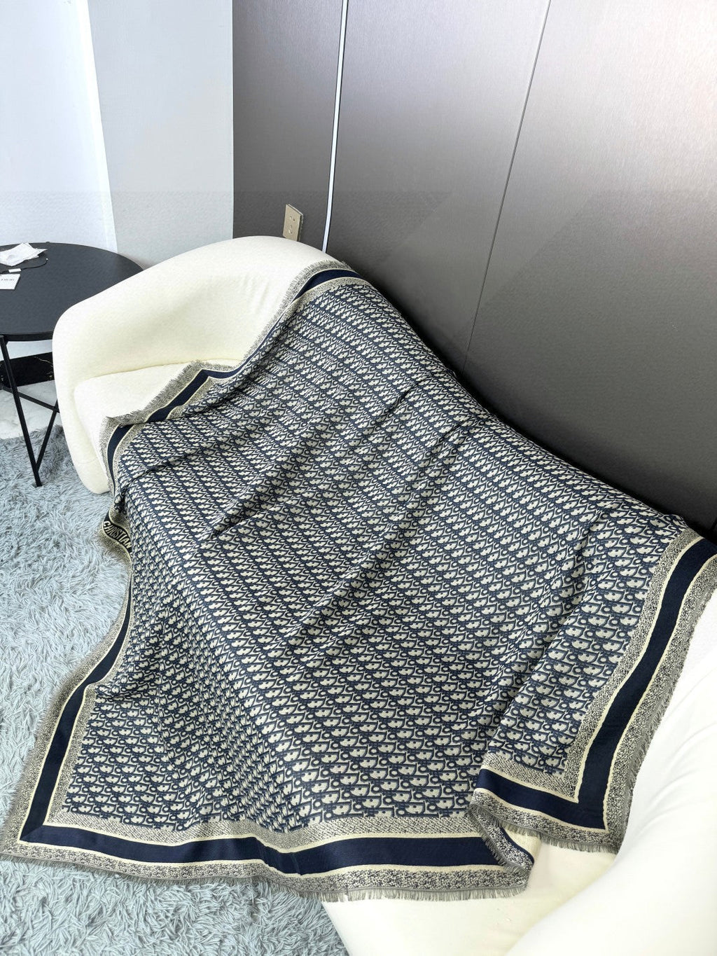 DIOR SCARF 140 CM IN SILK-WOOL BLEND 702040