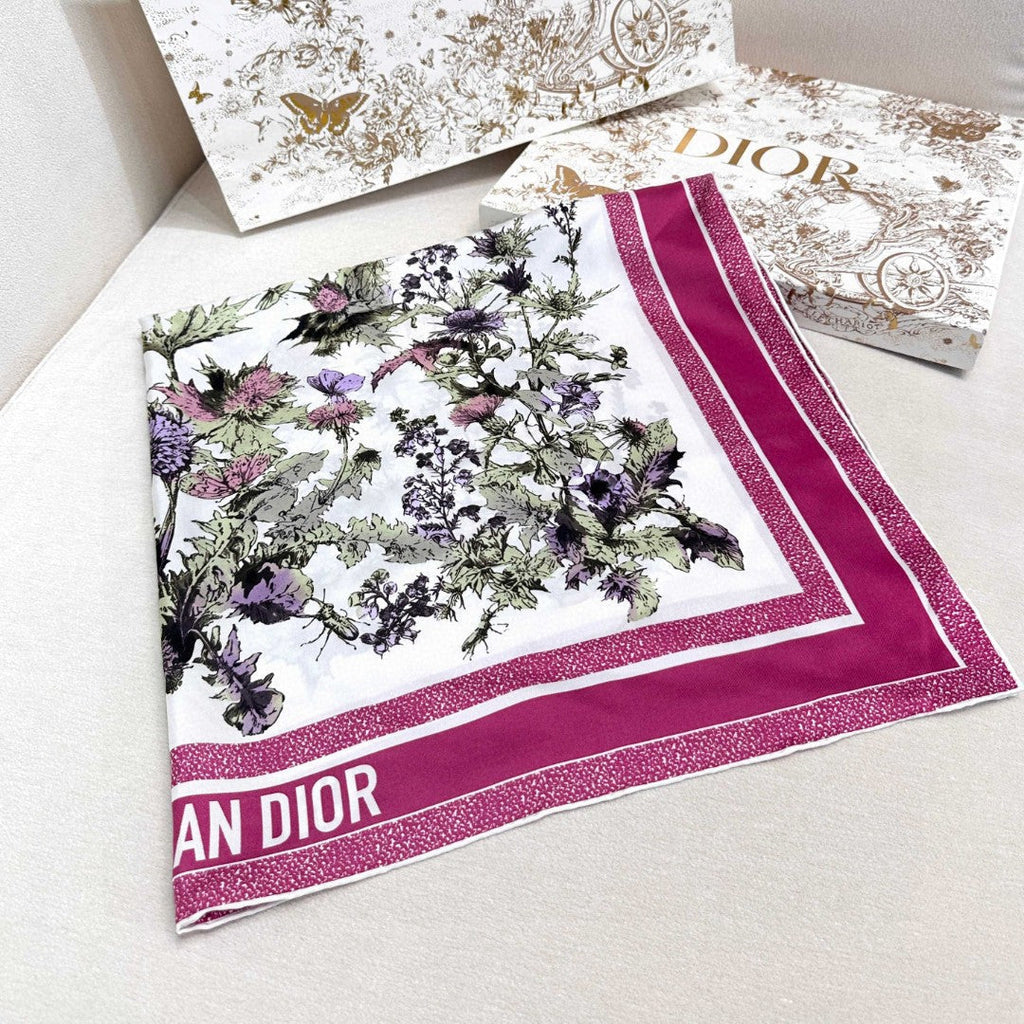 DIOR SCARF 90 CM IN SILK FABRIC 702043