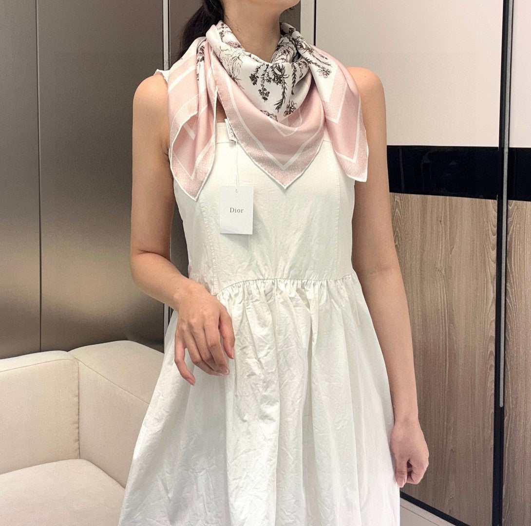 DIOR SCARF 90 CM IN SILK FABRIC 702044