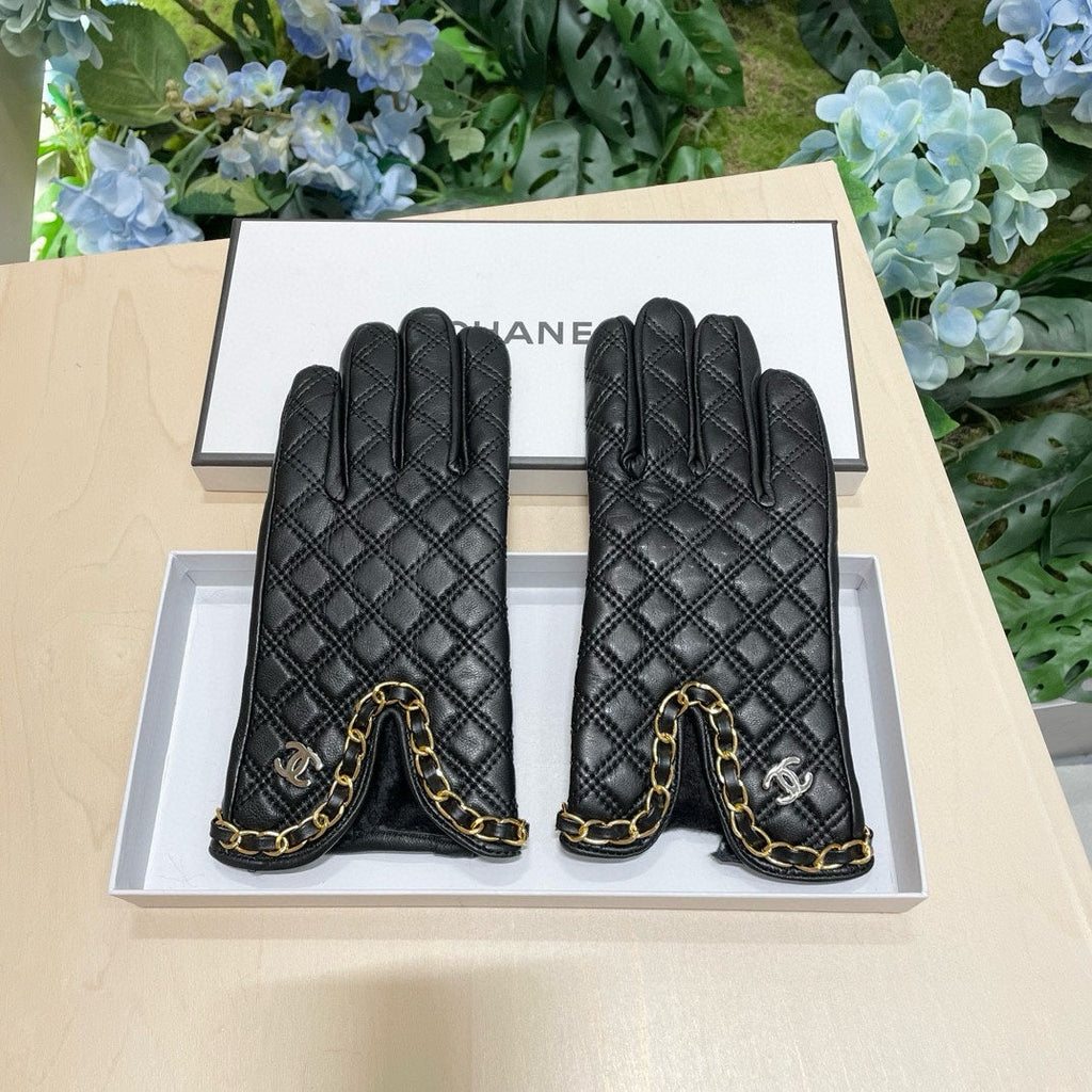 GLOVES IN BLACK LAMBSKIN 464979