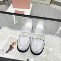 PENNY LOAFERS IN WHITE BLEACHED CALFSKIN
