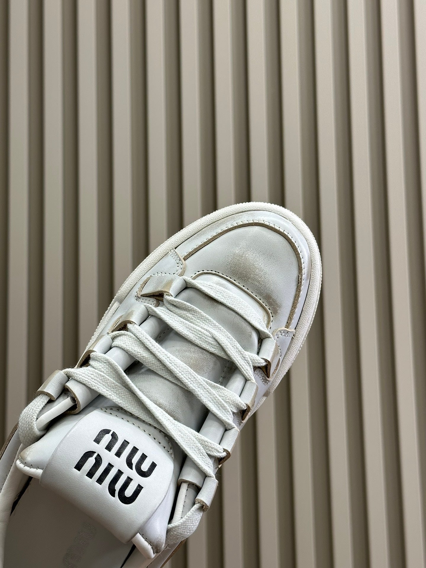 Light Gray Sneakers Calfskin