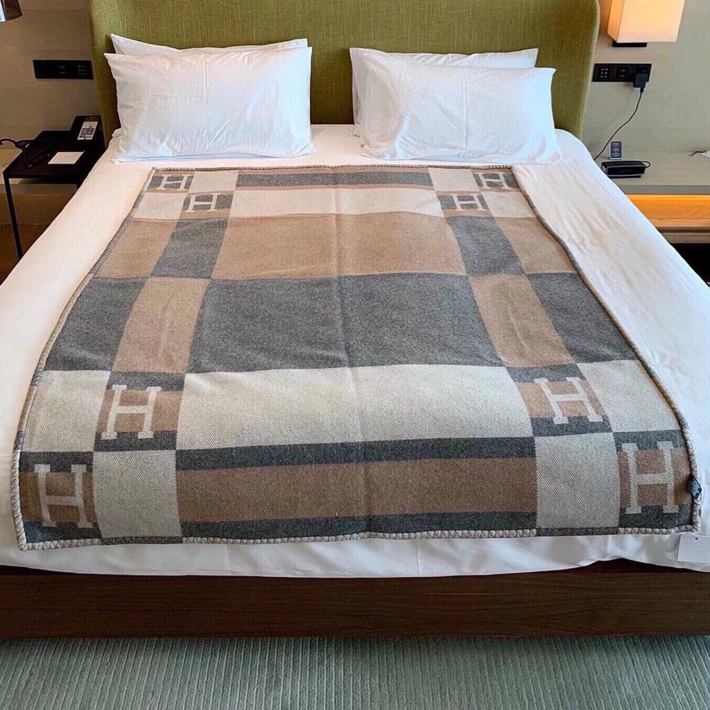 BLANKET 170 CM IN COLORFUL WOOL AND CASHMERE 118342