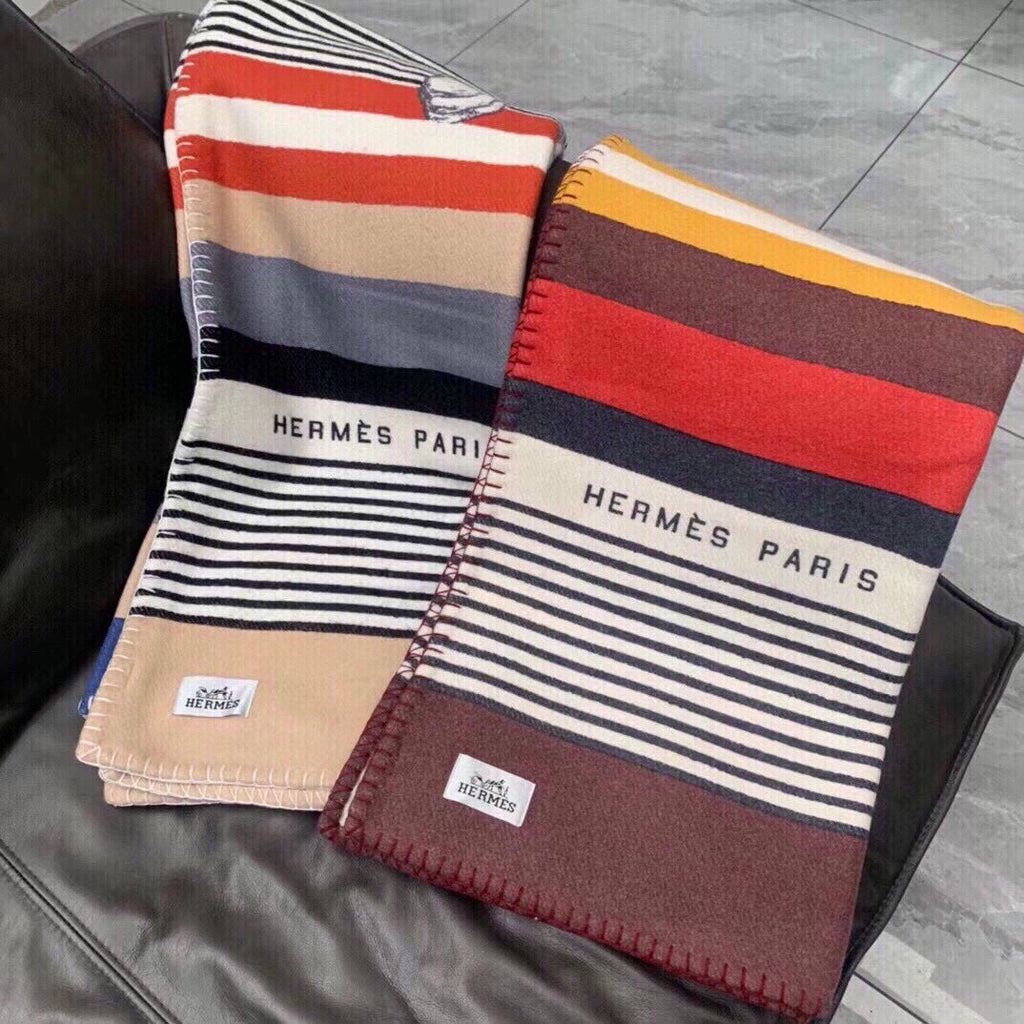 TIGRE BAYADERE BLANKET 170 CM IN COLORFUL CASHMERE 390805