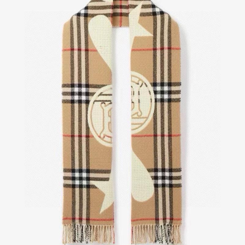 SCARF 205 CM IN CAMEL BEIGE MIX WHITE WOOL AND CASHMERE 408559
