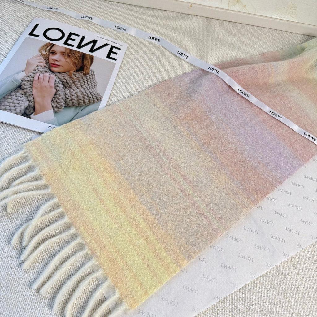 LOEWE 25S SCARF 180 IN MOHAIR WOOL 861430