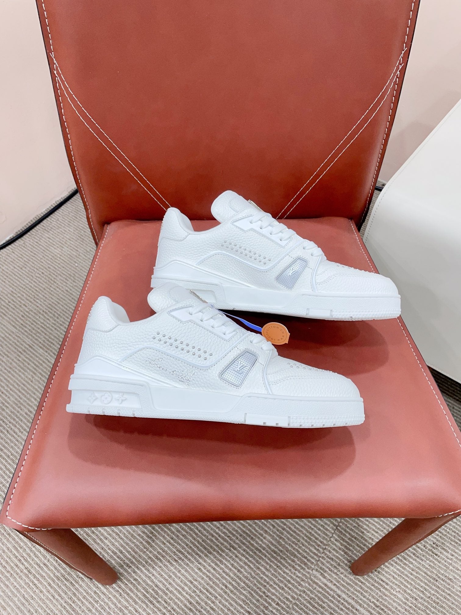 TRAINER SNEAKER IN WHITE CALFSKIN