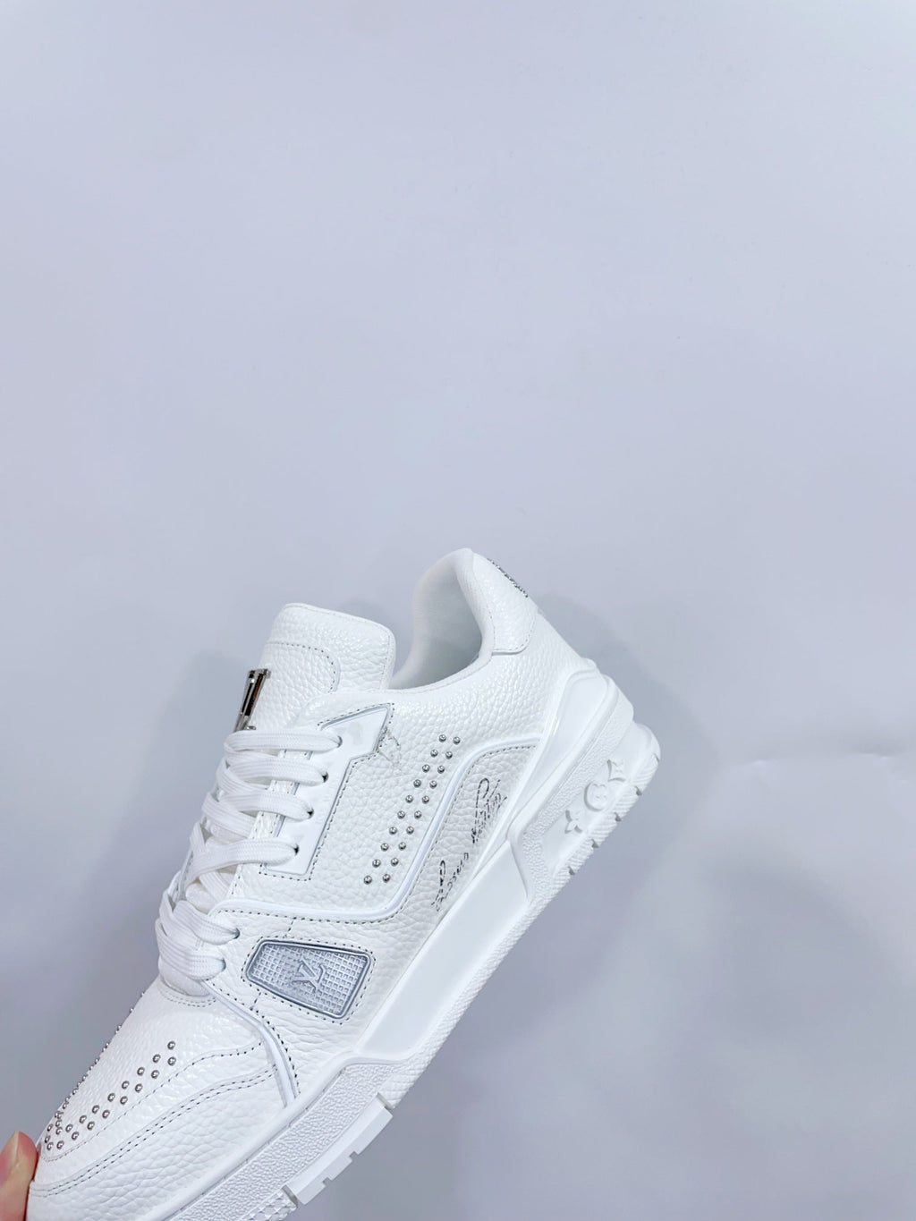 TRAINER SNEAKER IN WHITE CALFSKIN