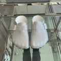 BIRKENSTOCK CLOG ATTACHED RHINESTONES IN WHITE CALFSKIN