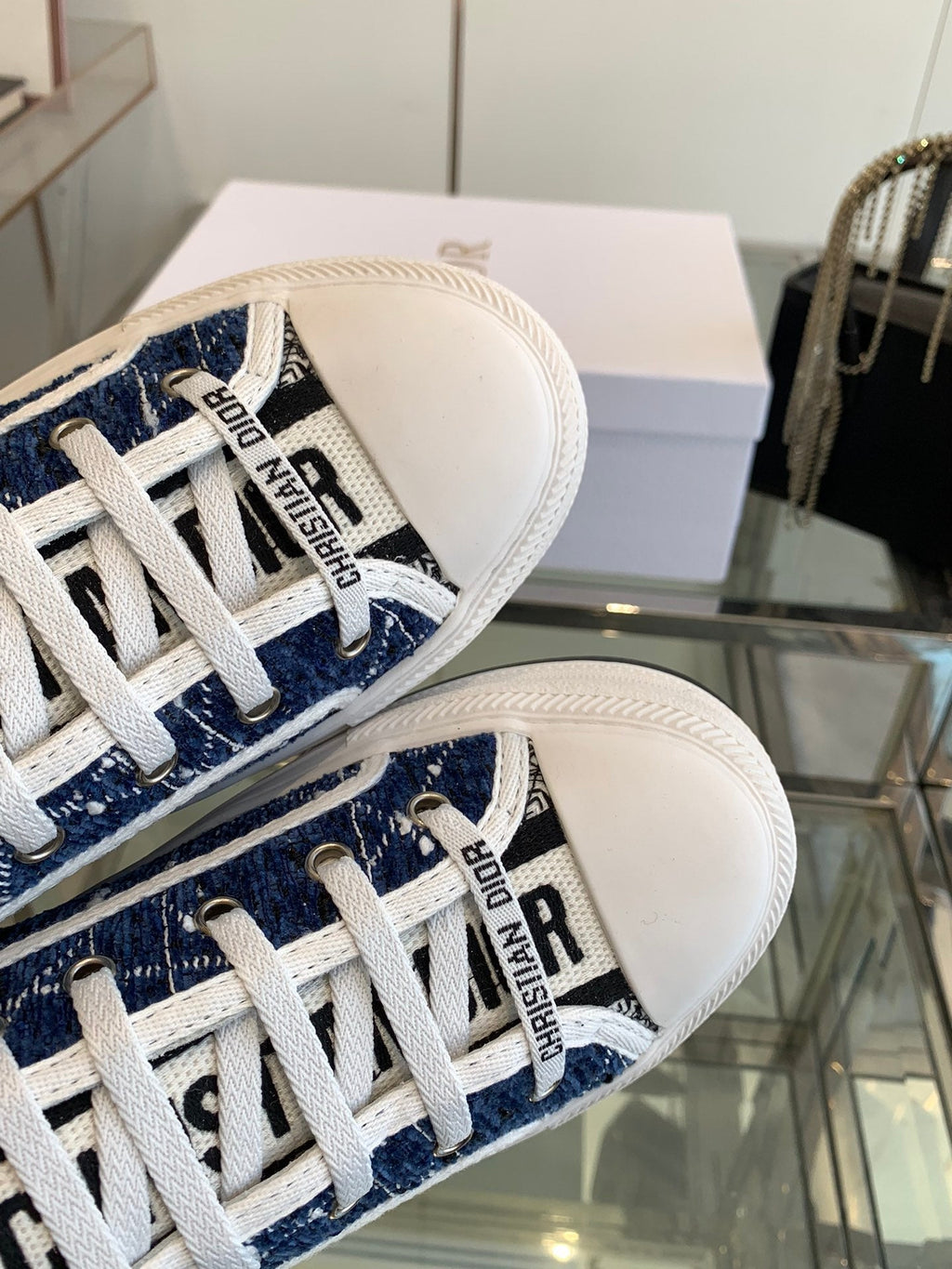 WALK'N PLATFORM SNEAKER DENIM BLUE CANNAGE TWEED