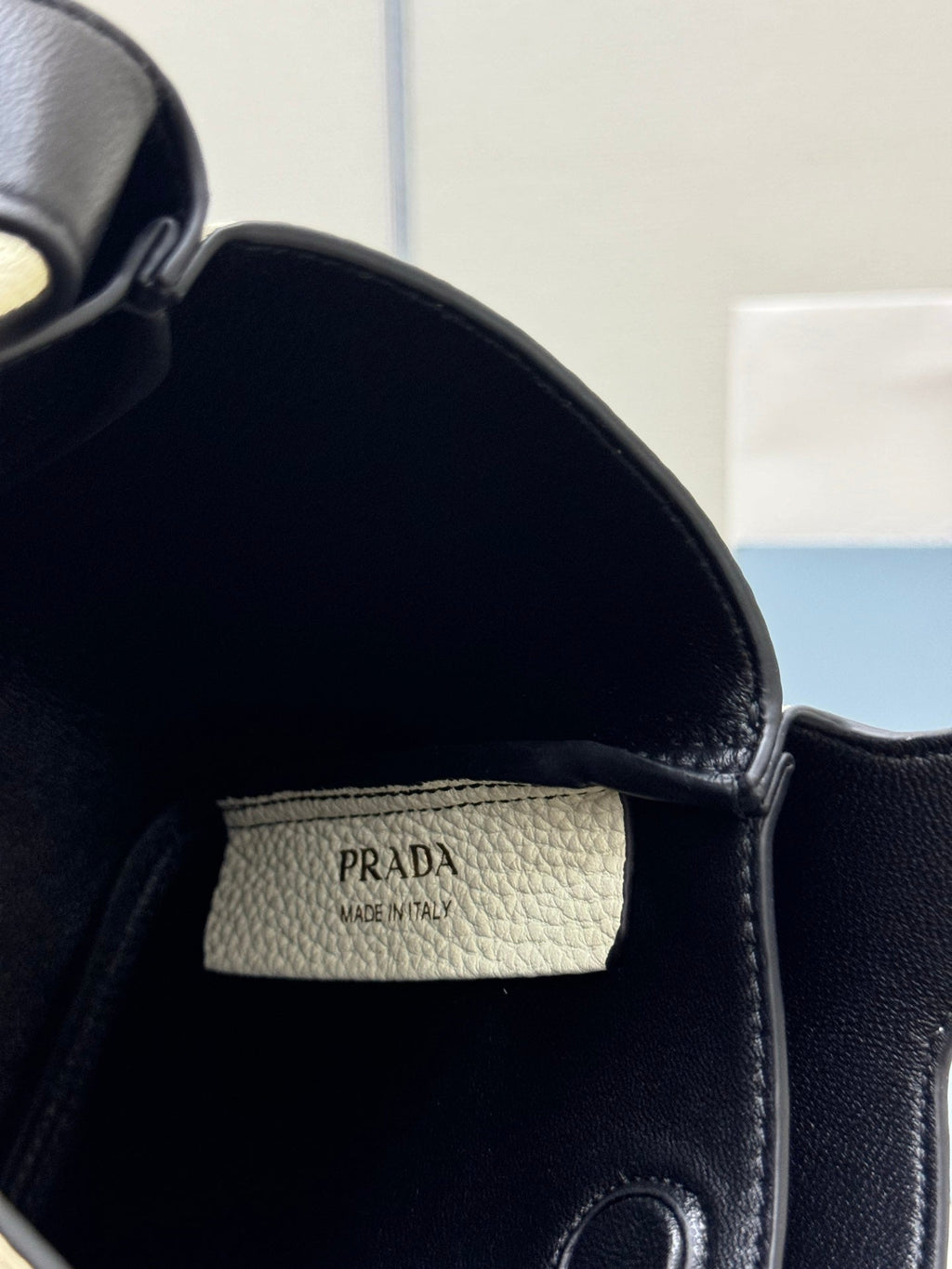 PRADA 25S TOTE MINI BAG 18 IN IVORY CALFSKIN GOLD HARDWRE