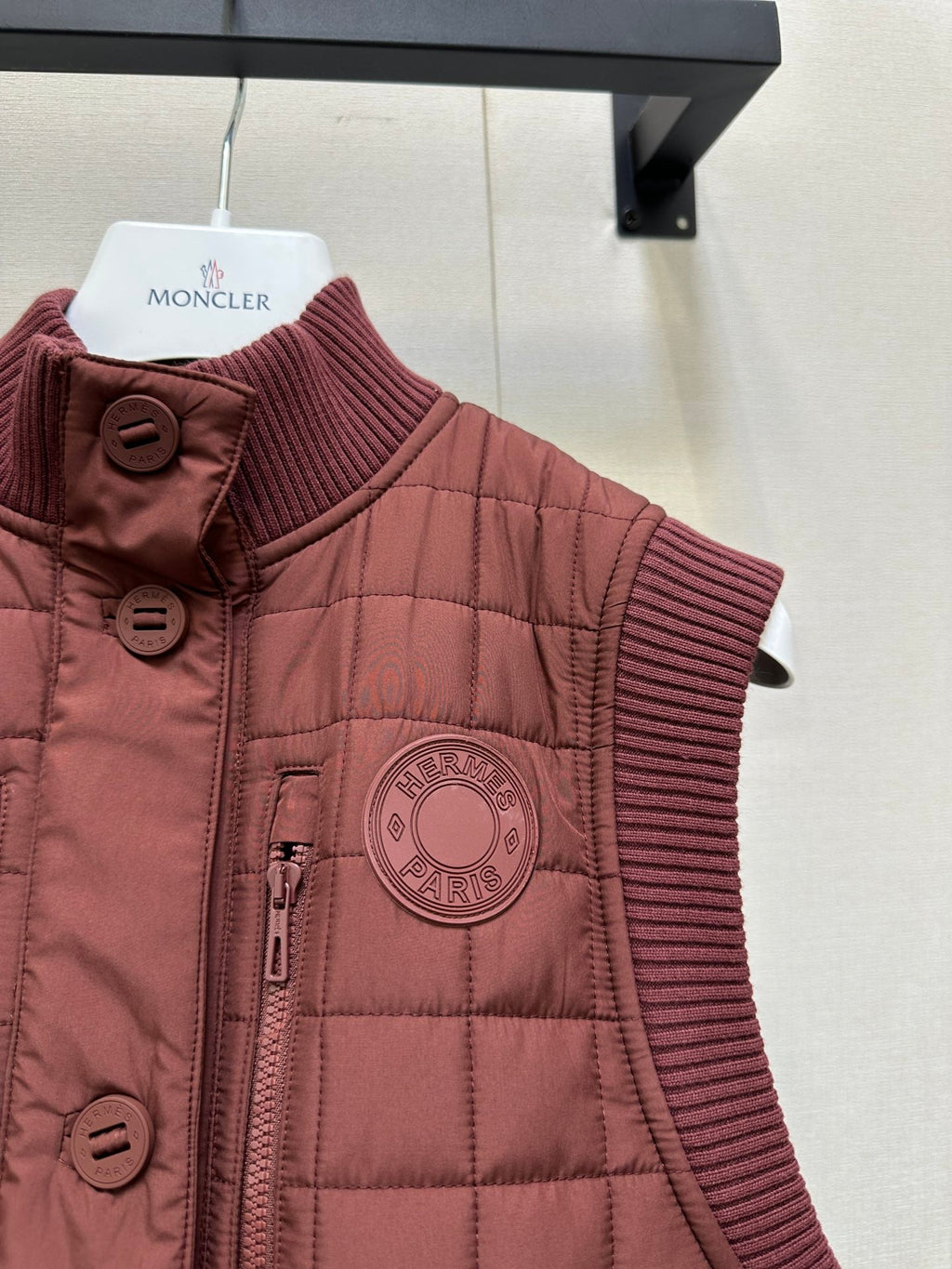 HERMES 25S PATTERNED VEST JACKET 299