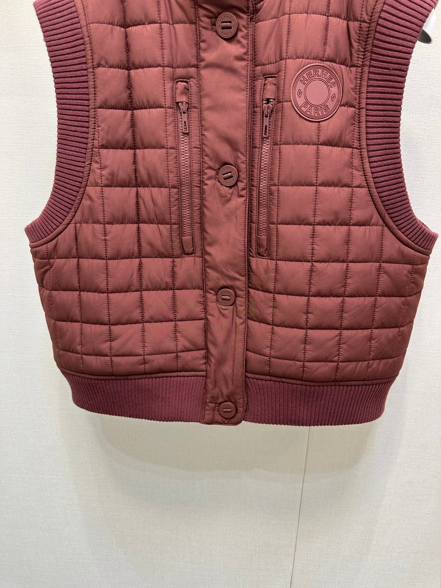 HERMES 25S PATTERNED VEST JACKET 299