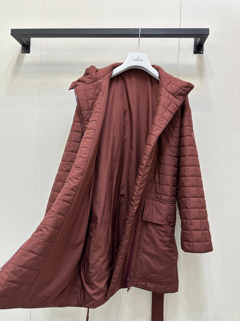 HERMES 25S LONG ZIP-UP COAT 300