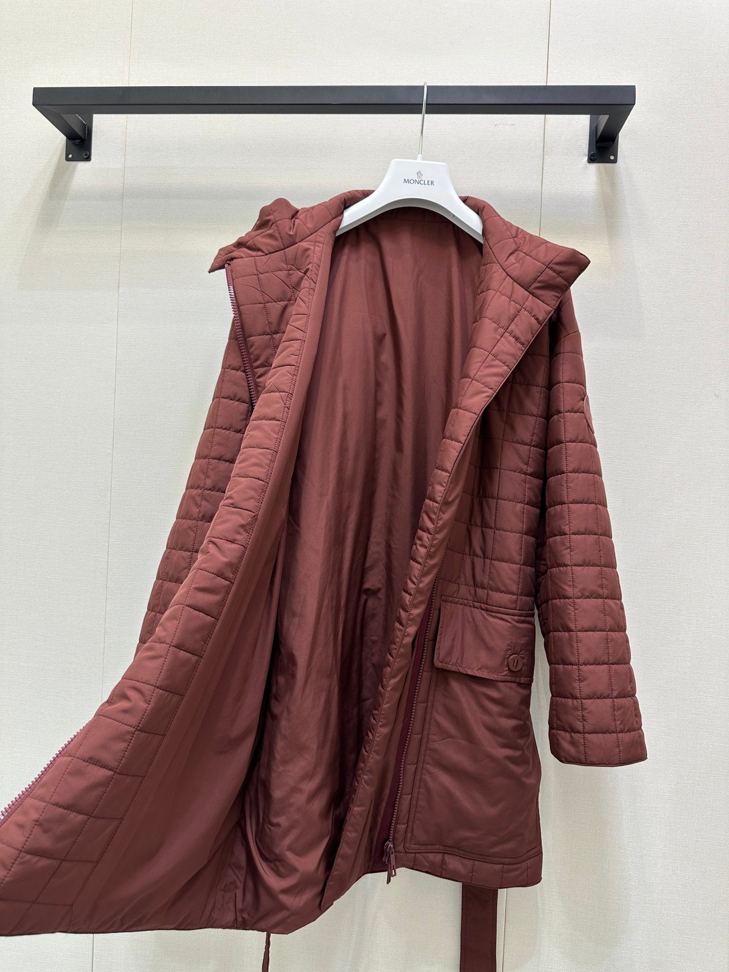 HERMES 25S LONG ZIP-UP COAT 300