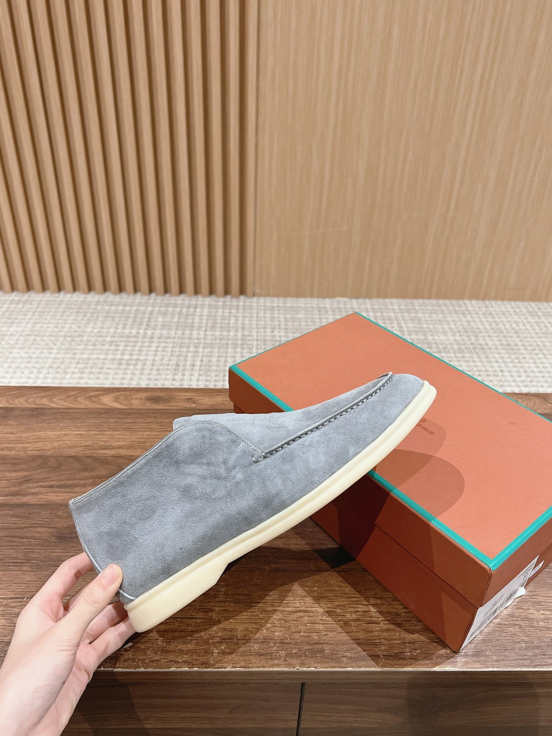 LP OPEN WALK LOAFERS SAPPHIRE SUEDE