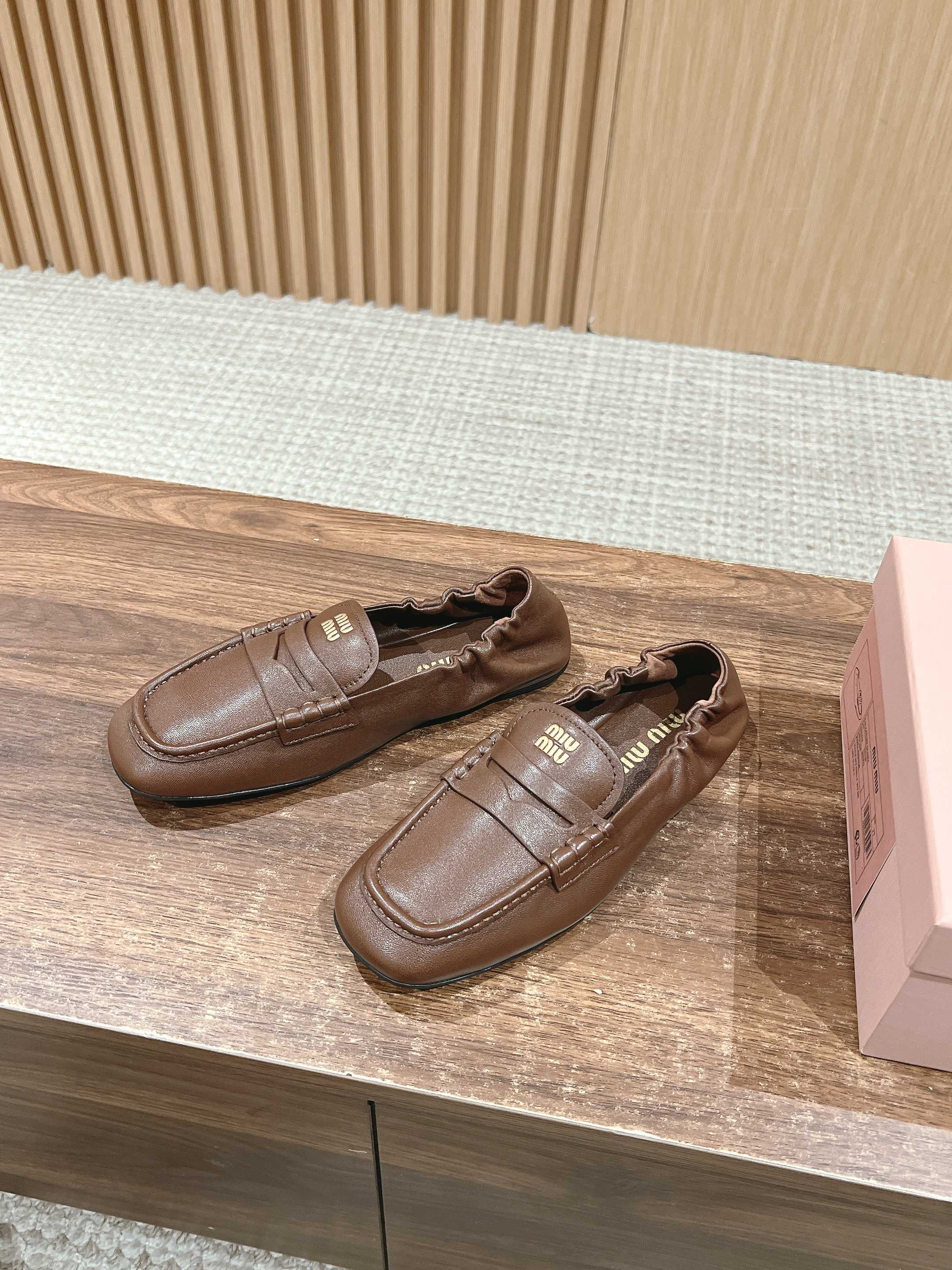 NAPPA LOAFERS IN PECAN BROWN LAMBSKIN