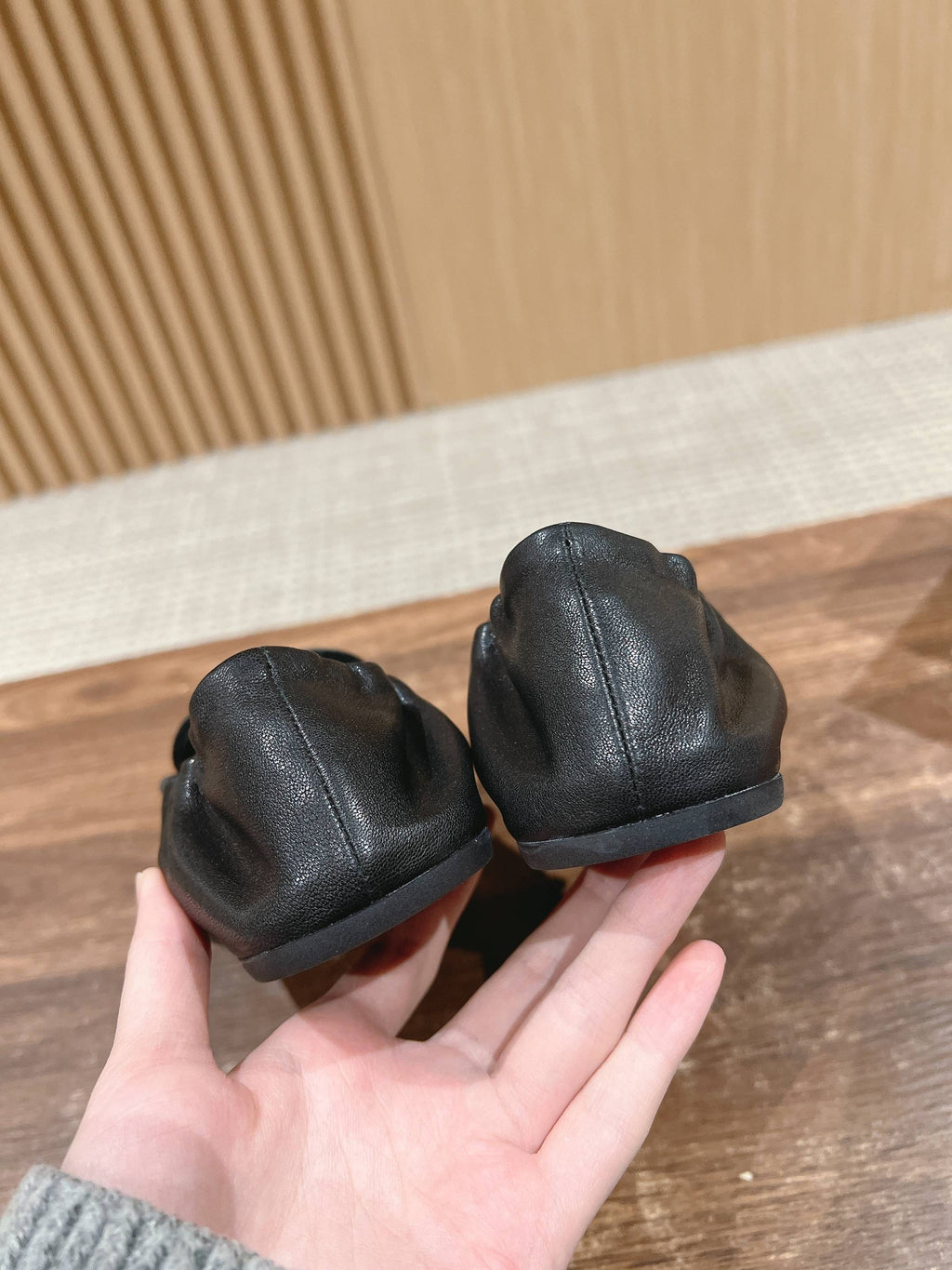 NAPPA LOAFERS IN BLACK LAMBSKIN