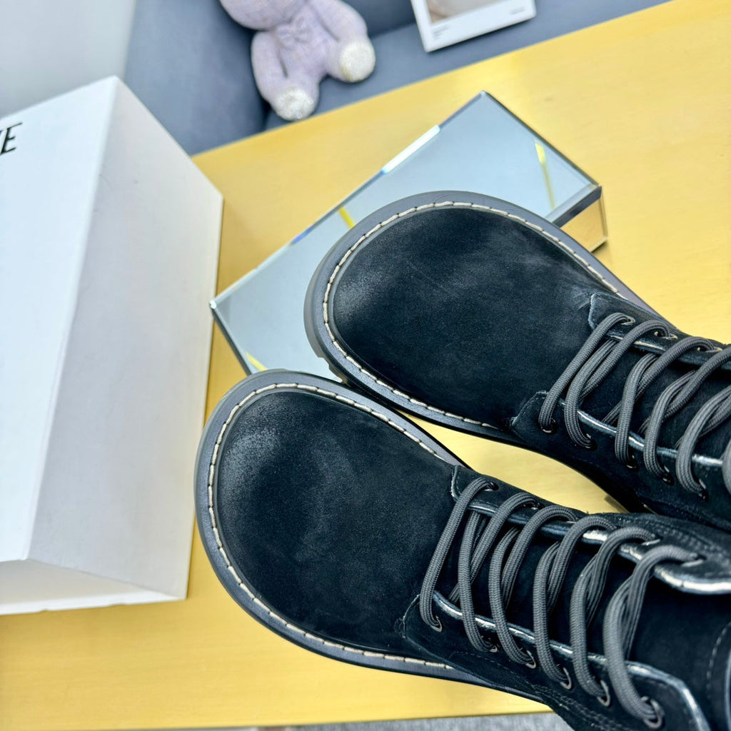 LW SIERRA COMBAT BOOT BLACK SUEDE